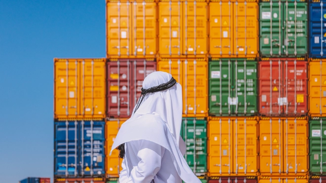 middle east businessman trade